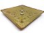 Incensário Vareta Zodíaco Astral Gold Dourado Vidro 11CM - Imagem 3
