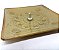 Incensário Vareta Zodíaco Astral Gold Dourado Vidro 11CM - Imagem 4