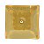 Incensário Vareta Zodíaco Astral Gold Dourado Vidro 11CM - Imagem 5