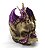 Dragão Caveira Crânio 20cm Decorativo Enfeite Dragão Com Led - Imagem 1