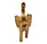 Elefante da Alegria e Prosperidade Dourado Brilhante 12 cm - Imagem 3