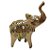 Elefante da Alegria e Prosperidade Dourado Cobre 10 cm - Imagem 1