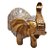 Elefante Indiano da Alegria e Proteção Dourado 11 cm - Imagem 3