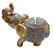 Elefante Indiano da Alegria e Proteção Dourado 11 cm - Imagem 2
