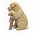 Enfeite Cachorrinho Golden com Placa Amor Detalhado 14 cm - Imagem 2
