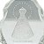 Enfeite Transparente de Vidro Nossa Senhora Aparecida 8 cm - Imagem 4