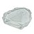 Enfeite Transparente de Vidro Nossa Senhora Aparecida 8 cm - Imagem 3