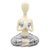 Enfeite Yoga Decorativa Orando com Bandeja Espelhada 12 cm - Imagem 3