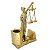 Estátua Dama da Justiça Brilho Porta Objetos Decoração 20 cm - Imagem 2