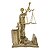 Estátua Dama da Justiça Cobre Porta Objetos Decoração 20 cm - Imagem 1