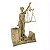 Estátua Dama da Justiça Cobre Porta Objetos Decoração 20 cm - Imagem 2