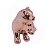 Estátua de Gato Espelhado Rose Cerâmica Apoiado 7 cm - Imagem 3