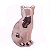 Estátua de Gato Espelhado Rose Cerâmica Costas 10 cm - Imagem 4