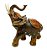Estátua Elefante Marrom Prosperidade e Poder Espiritual 32cm - Imagem 1