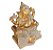 Estatua Enfeite Ganeshi Dourada com Brilho Detalhada 16 cm - Imagem 2