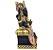 Estatua Enfeite Ganeshi Preta e Dourada Detalhada 16 cm - Imagem 4