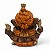 Estátua Ganesha Laranja Sucesso e Prosperidade na Vida 10 cm - Imagem 3
