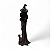 Estátua Imagem Bruxa Detalhes Pretos Wicca Sabedoria 15 cm - Imagem 3
