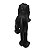 Estatua Leão Preto Enfeite de Porcelana Fosco 22 cm - Imagem 4