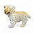 Estatueta Cachorrinho Shih tzu Detalhado Delicado 14 cm - Imagem 2