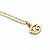 Colar Câncer Signo do Zodíaco Pingente Dourado 30 cm - Imagem 3