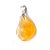 Colar De Pedra Citrino Natural Rolado Pedra Natural 2 cm - Imagem 3