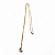 Colar Sagitário Signo do Zodíaco Pingente Dourado 30 cm - Imagem 1