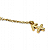 Colar Sagitário Signo do Zodíaco Pingente Dourado 30 cm - Imagem 3