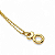 Colar Touro Signo do Zodíaco Pingente Dourado 30 cm - Imagem 3