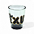 Copo Exu Dose Pinga Whisky Detalhes em Pintura Preta 60ml - Imagem 1
