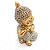 Buda Baby Bebê Refletindo Baby Buda Brilhante Estatueta 8 cm - Imagem 3