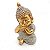 Buda Baby Bebê Refletindo Baby Buda Brilhante Estatueta 8 cm - Imagem 1