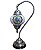 Abajur Turco Mosaico Metal E Vidro Mesclado Star Bivolt 40cm - Imagem 1
