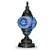 Abajur Turco Mosaico Metal Vidro Azul Bivolt 28 cm YMA401 - Imagem 2