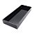 Bandeja Lavabo Sala Bandeja em Vidro Preto Brilhante 25x10cm - Imagem 1