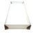 Bandeja Lavabo Sala Caixa em Vidro Branco Brilhante 25x10cm - Imagem 5