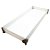 Bandeja Lavabo Sala Caixa em Vidro Branco Brilhante 25x10cm - Imagem 1