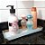 Bandeja Lavabo Sala Caixa em Vidro Com Pés Brilhante 25x10cm - Imagem 3