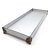 Bandeja Lavabo Sala em Vidro Cinza Fosco Elegance 25x10cm - Imagem 1