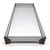 Bandeja Lavabo Sala em Vidro Cinza Fosco Elegance 25x10cm - Imagem 5
