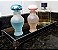 Bandeja Lavabo Sala em Vidro Preto Brilho Modern 25x10cm - Imagem 2