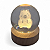 Bola de Cristal Luminária Capivara com Base de Madeira 6 cm - Imagem 1