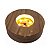Bola de Cristal Luminária Golfinhos com Base de Madeira 6 cm - Imagem 3