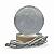 Bola de Cristal Luminária Golfinhos com Base de Madeira 8 cm - Imagem 2