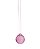 Bola Multifacetada Rosa Feng Shui C/Furo para Pendurar 4cm - Imagem 5