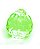 Bola Multifacetada Verde Feng Shui C/Furo para Pendurar 4cm - Imagem 1
