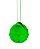 Bola Multifacetada Verde Feng Shui C/Furo para Pendurar 4cm - Imagem 4