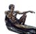 Estatueta A Criação de Adão de Michelangelo Resina Bronze - Imagem 3