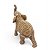 Estátueta Elefante Dourado com Detalhes Brilhantes 11 cm - Imagem 3