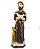 Imagem São Francisco De Assis Escultura Católica Gesso 20Cm - Imagem 1